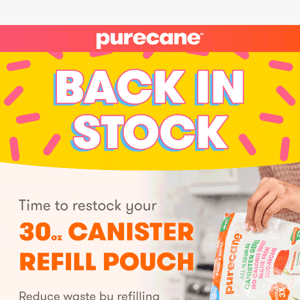 BACK IN STOCK: Canister Refill Pouch 😱🧡