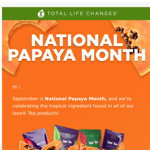 Sip & Celebrate National Papaya Month! ☀️🌴