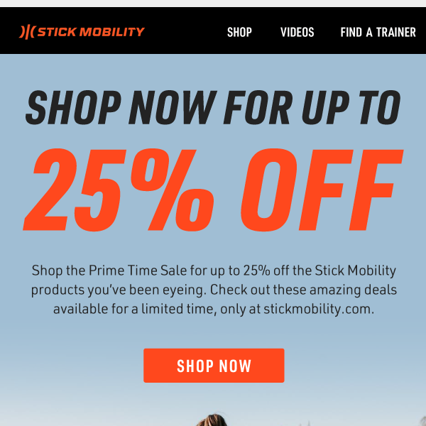 Up to 25% OFF Prime Time Sale