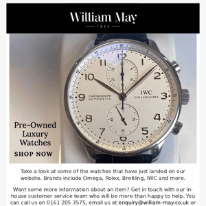 Pre-Owned Watches: New In