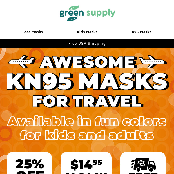 😷✈️KN95 Masks for Travel - Awesome Styles in Stock!