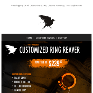 NEW Custom RING REAVERS 🔪 Now Available...