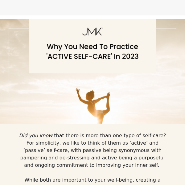 Practice active self-care in 2023!