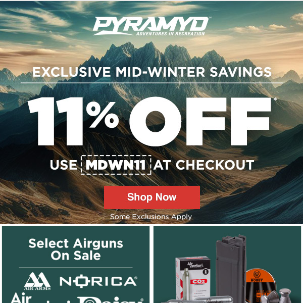 Exclusive Mid-Winter Savings! Up to $310 Off!