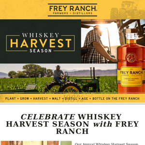 Celebrate Whiskey Harvest Season! 🚜