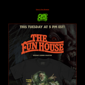 🎪 THE FUNHOUSE this Tuesday! 🎪