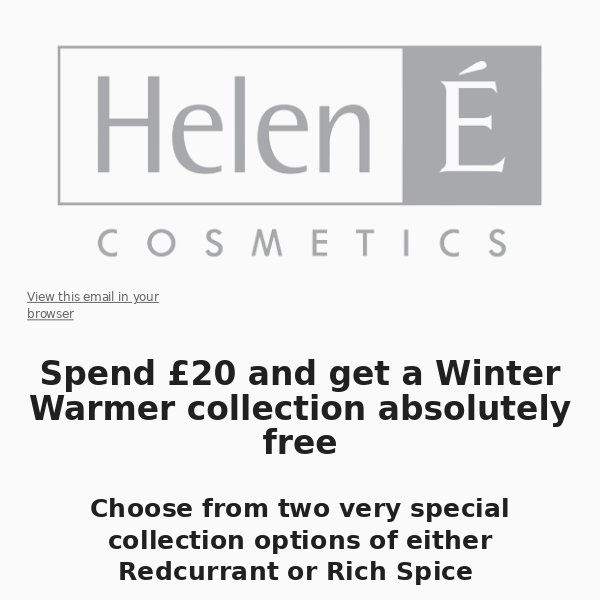 Free winter warmer collection offer still on