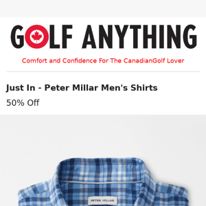 50% Off Peter Millar Shirts - Just In