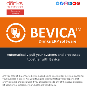 Eliminate multiple systems and connect your entire drinks business