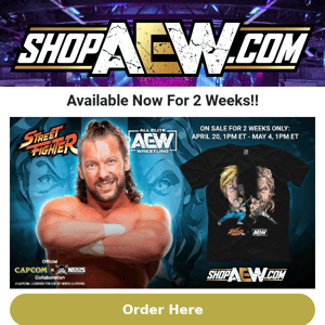 Street Fighter x Kenny Omega Tee + Danhausen Limited Art Print