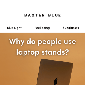 Why do people use laptop stands ? 🤷