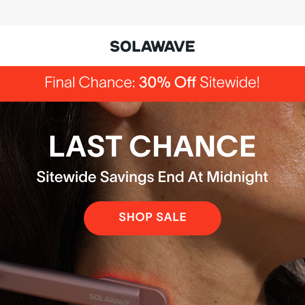 Last Call: 30% Off Sitewide