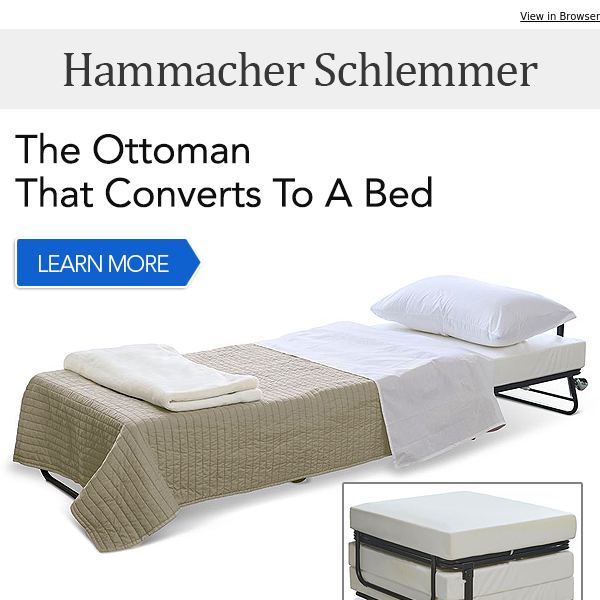 The Ottoman That Converts To A Bed