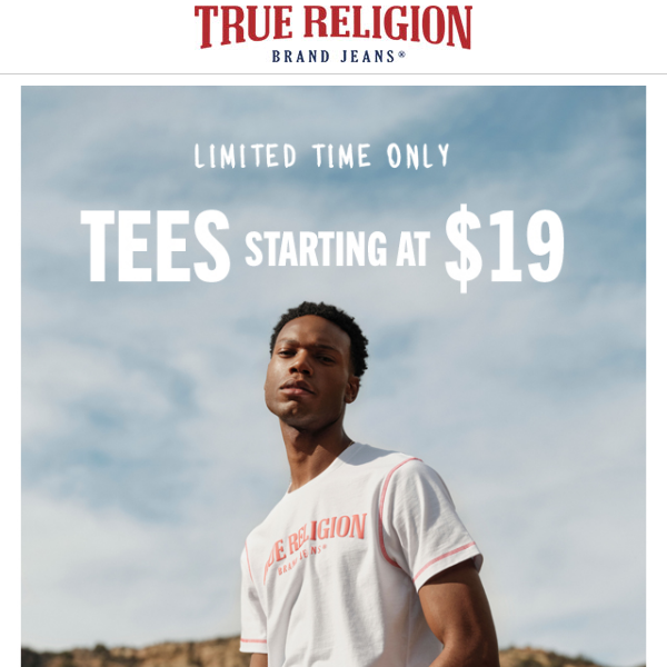🤯 NOW LIVE: $19 TEES →