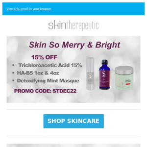 Skin Therapeutic Holiday Specials and GIVEAWAY ($500 Value!) 🎁