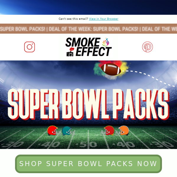 Exclusive Super Bowl Deal of the Week!