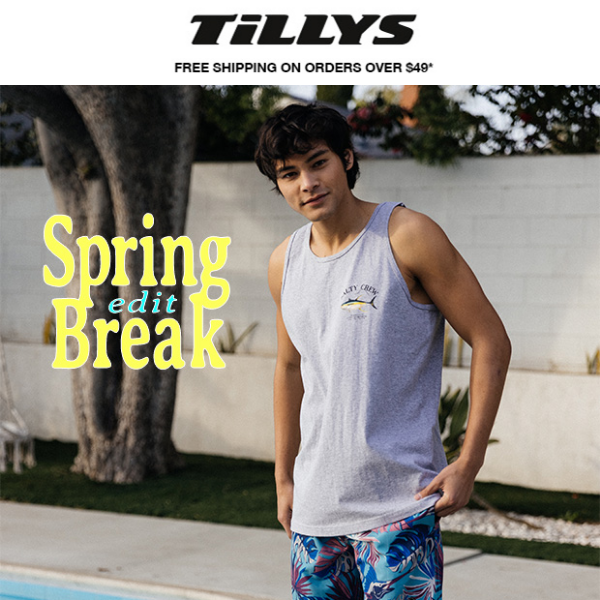 Spring Break Edit ☀️ Tanks, Trunks & More