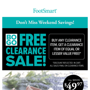 ⭐ NOW!! BOGO FREE CLEARANCE EVENT! ⭐
