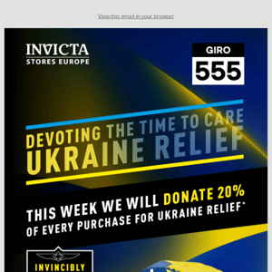 💛💙 INVICIBLY UNITED FOR UKRAINE RELIEF.