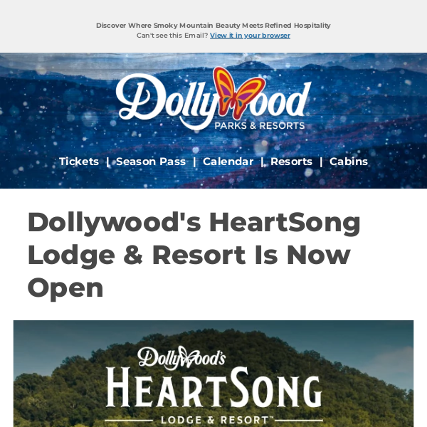 HeartSong Lodge & Resort Officially Open