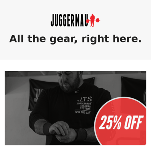 25% OFF Juggernaut Training Systems Apparel and Books