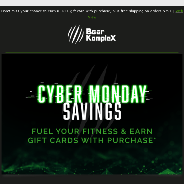 Cyber Monday = Last Call on BKX Savings! ⏰