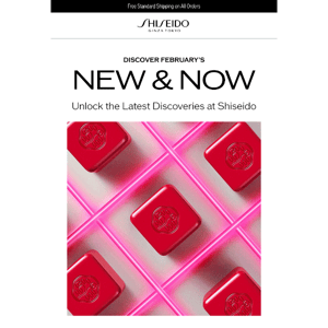Shiseido New & Now: February Edition