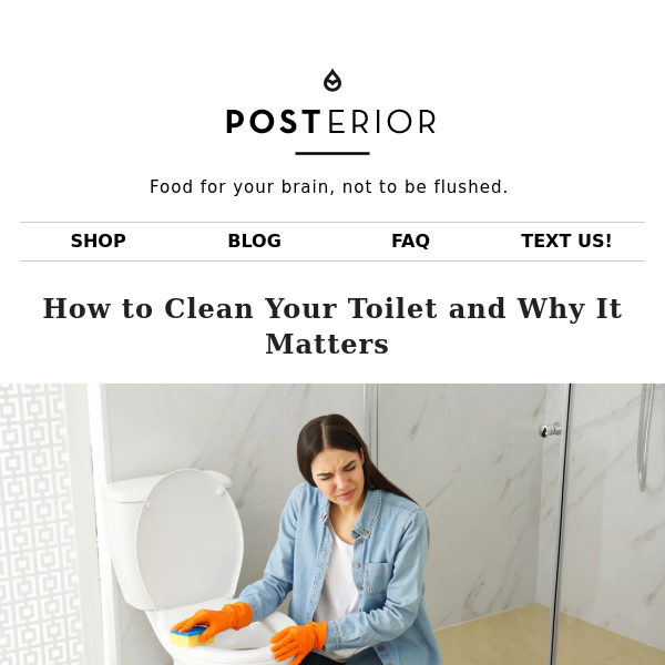 The time to clean your toilet is now.