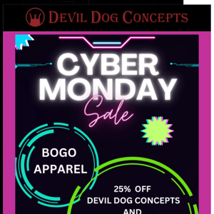 Cyber Monday Ends Tomorrow!!