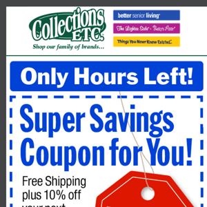 Don't Miss Your 10% Off Coupon