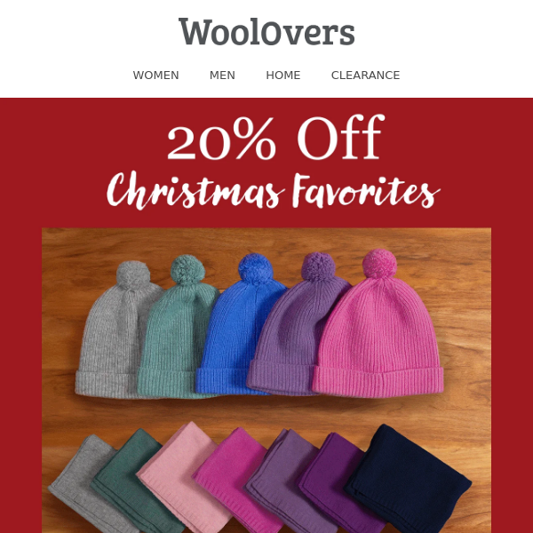 ENDS SOON | 20% Off Christmas Favorites