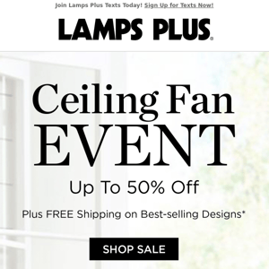 Breeze into Savings: Ceiling Fans on Sale!