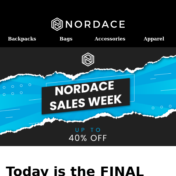 🚀 Final Hours to Enjoy the Nordace Sales Week