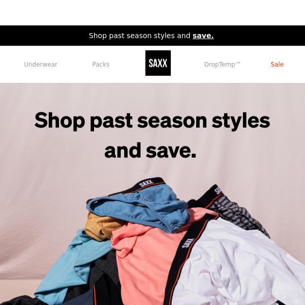 SAXX Underwear - Latest Emails, Sales & Deals