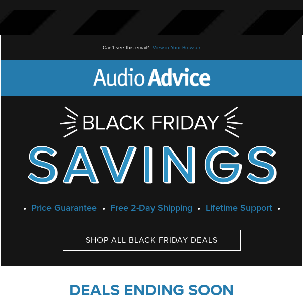 ATTN: 🛑 Black Friday Savings End Soon 🛑