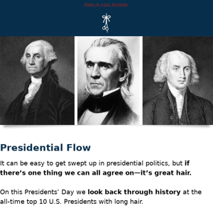 U.S. Presidents With Long Hair