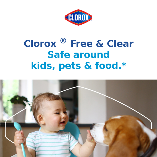 Announcing the NEW Clorox Free & Clear line