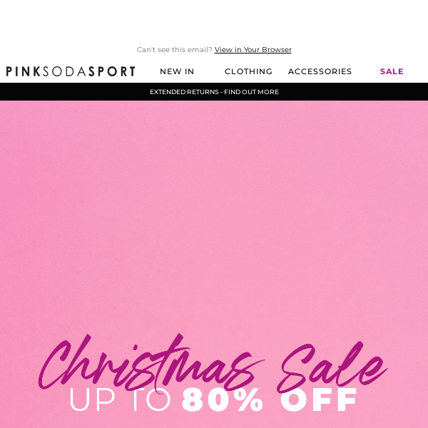 Up to 80% off - Christmas really has come early 💌
