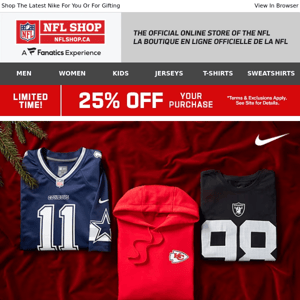 Holiday Hype: Nike Gear To Gift & 25% Off