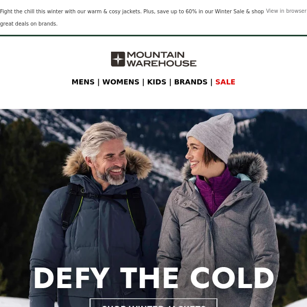 Defy The Cold | Shop Winter Jackets