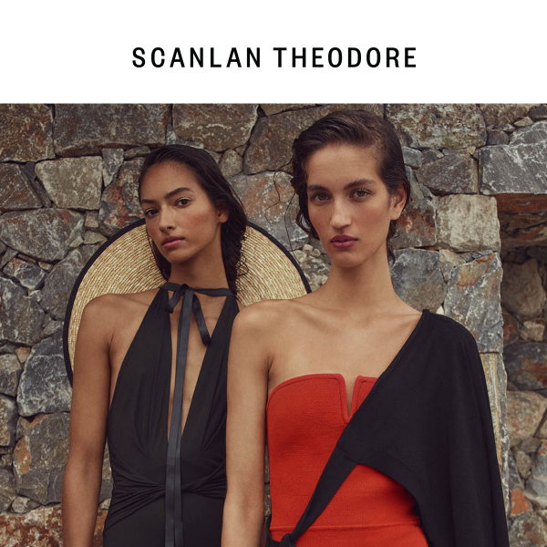 Sculptural Sophistication In Crepe Knit & Swimwear