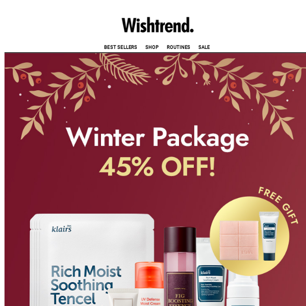 Winter Moisturizing Package 45% OFF! ❄