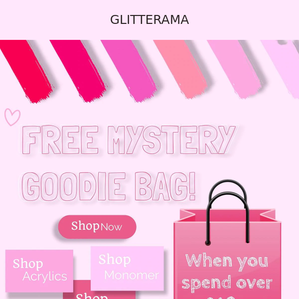 FREE MYSTERY GOODIE BAG!