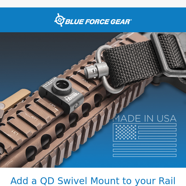 QD Swivel Rail Mount | Available for M-LOK® and Pic Rails