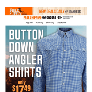 🎣 Angler shirt from 18 bucks? Don't let this be the one that got away.