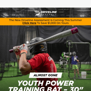 Almost Sold Out: 30" Youth Power Training Bat