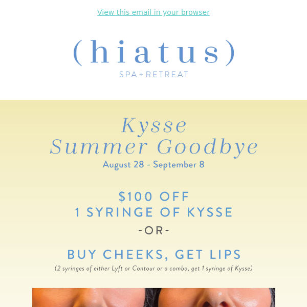 💋 LAST DAY to save on Kysse!