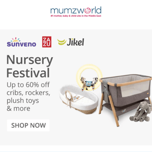 Nursery Festival 🧸, up to 60% OFF