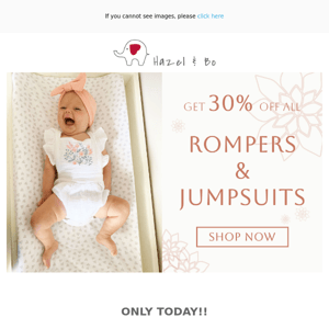 Last Chance - 30% OFF Rompers & Jumpsuits 🌸 ☀️