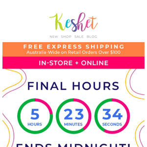 😱FINAL HOURS! 💥30% OFF STOREWIDE 🛍️